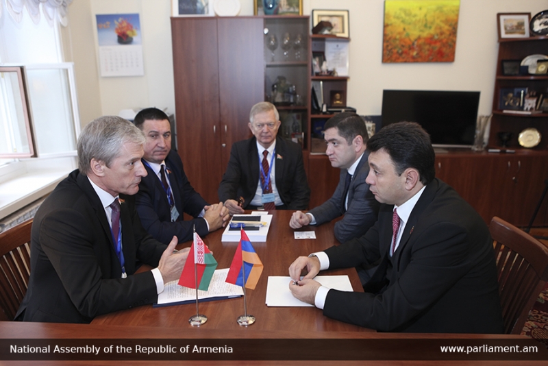 Eduard Sharmazanov to Deputy Speaker of Belarus Parliament: Armenophobia is Encouraged at State Level in Azerbaijan