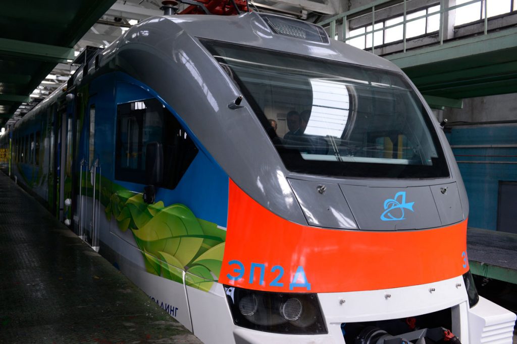 Completely new, high quality and modern electric train in Armenia