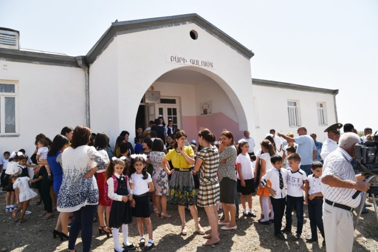 The People of Arajamugh Celebrate School Expansion