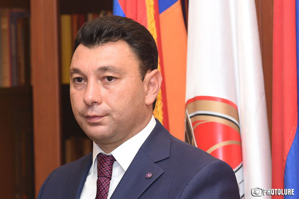Vice President Eduard Sharmazanov Leaves for Saint Petersburg