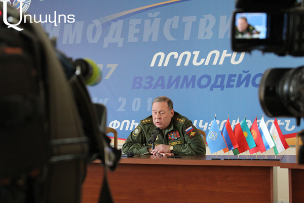 CSTO Staff Head: ‘CSTO united forces are not applied in case of internal conflicts of member states’