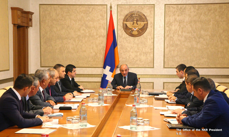 Artsakh President convoked working consultation with regional administration heads
