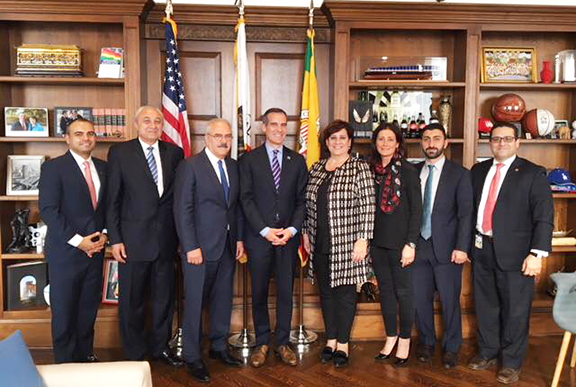 Los Angeles Mayor Eric Garcetti Plans to Visit Armenia and Artsakh
