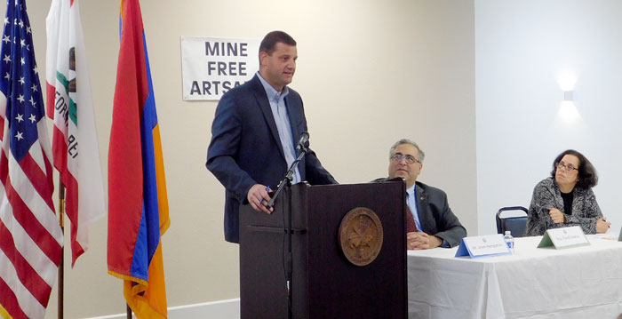 Valadao Briefs Central Valley Armenian Community on his Trip to Artsakh and De-Mining Appropriation