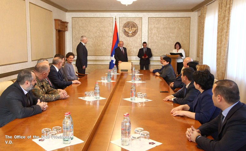 Bako Sahakyan received Consul General of Armenia to Lion, philanthropist Nikolay Sarkisov