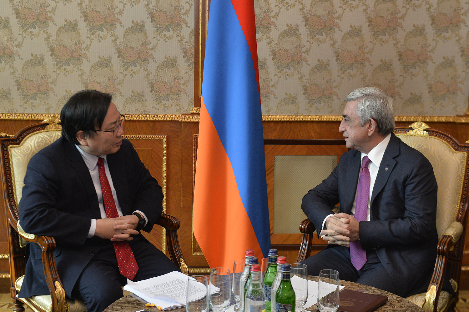 Armenia’s President receives Asian Development Bank Vice President Wencai Zhang