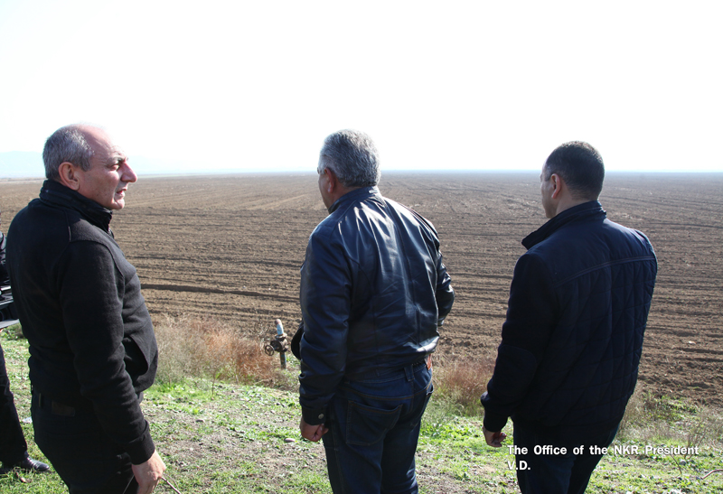 Bako Sahakyan visited the Hadrout region