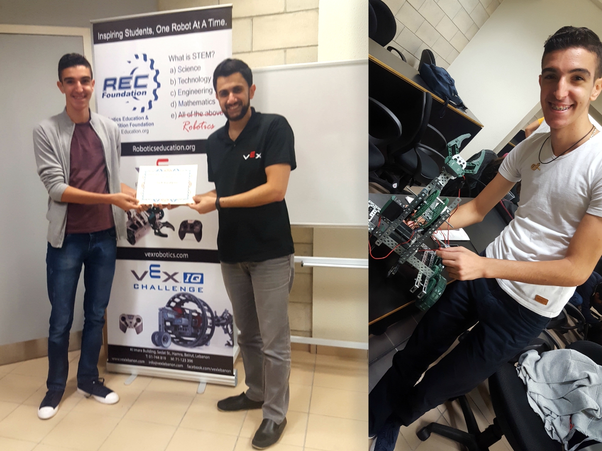 Mesrobian Student Receives Robotics Coach Certificate