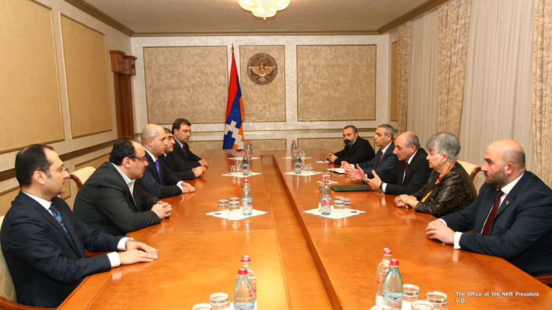 President Bako Sahakyan held a meeting with members of the Standing Committee on Foreign Relations of the Republic of Armenia National Assembly
