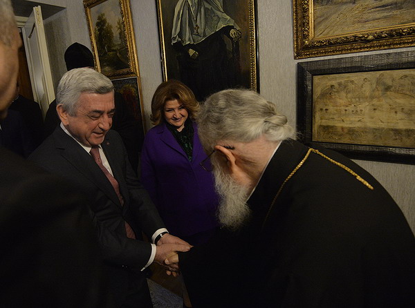 President Serzh Sargsyan meets with Catholicos – Patriarch of All Georgia Ilya II