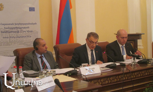 Armen Ashotyan and Naira Zohrabyan remind EU representatives about cooperation with Artsakh