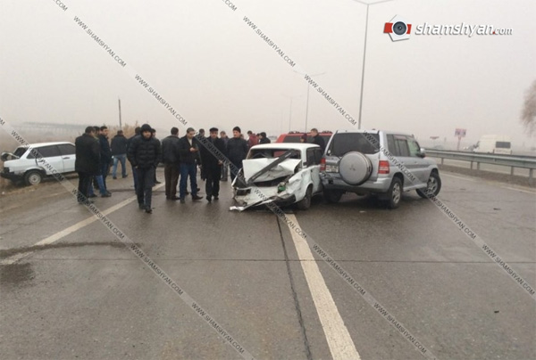53 vehicles crash in Ararat province, vehicles line up about 1.5 km: people injured