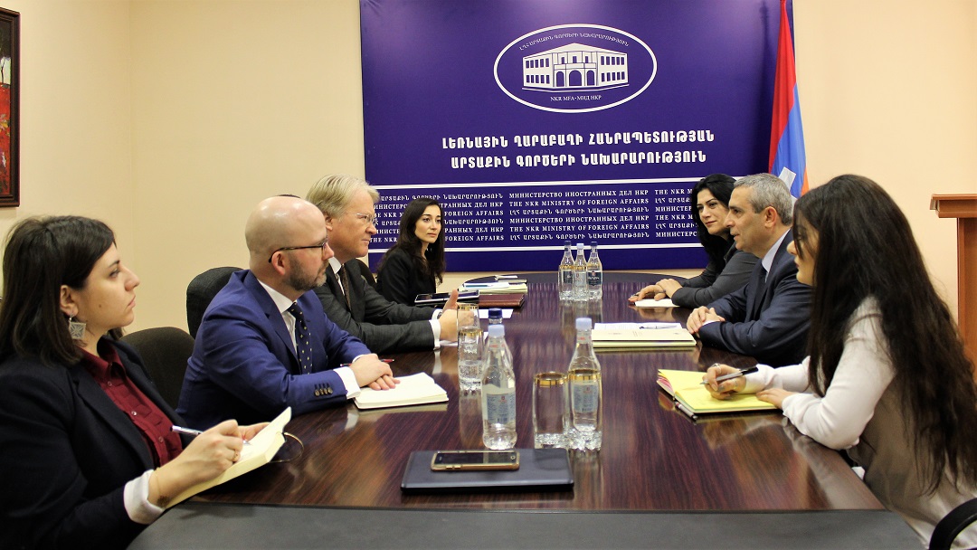 Foreign Minister of Artsakh received member of the European Parliament