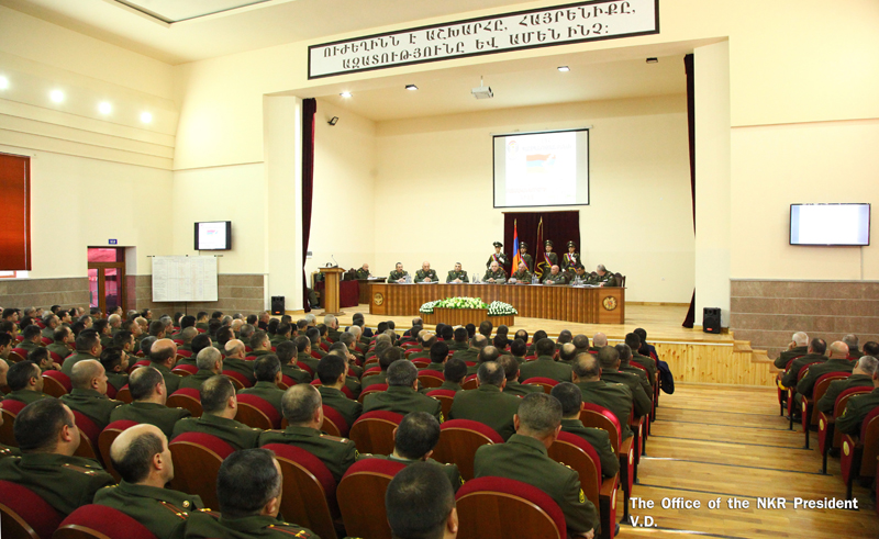 Bako Sahakyan: ‘I am confident that Artsakh army will as always be able to solve efficiently all the set tasks’