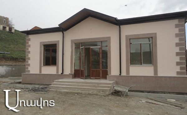 Artsakh village bordering Azerbaijan in full restoration process: houses and barracks built