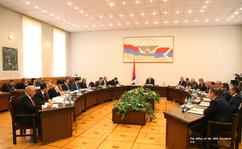 Bako Sahakyan chaired the first in 2018 meeting of the Cabinet