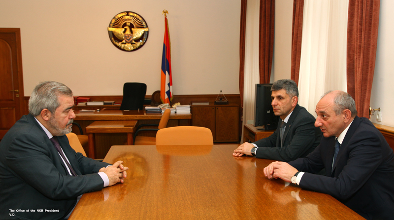 Bako Sahakyan received representative of the Armenian Revolutionary Federation (Dashnaktsoutyun) Party
