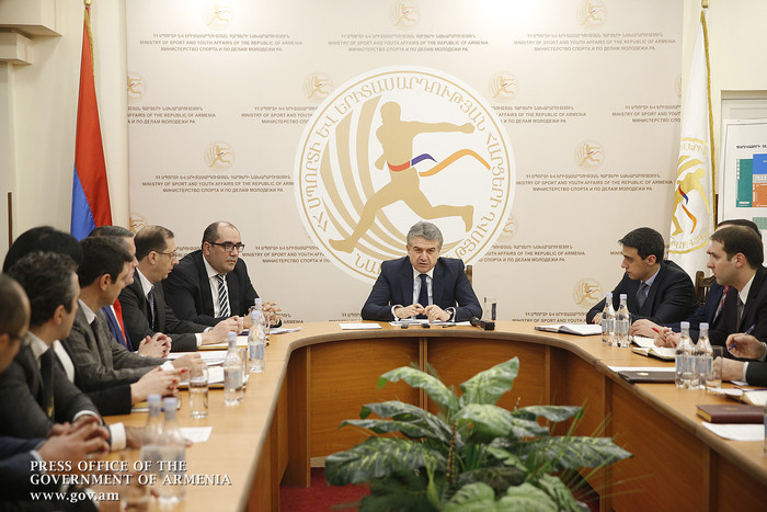 “The propagation of physical culture and healthy lifestyle is crucial” – Karen Karapetyan gets acquainted with Ministry of Sport and Youth Affairs performance