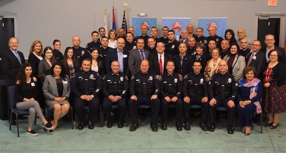ANCA Glendale honors Armenian American police officers