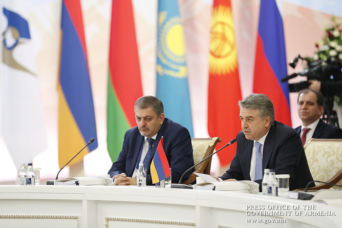 ‘EAEU-Armenia trade turnover about 25% up in 2017’ – PM Attends Eurasian Intergovernmental Council Meeting