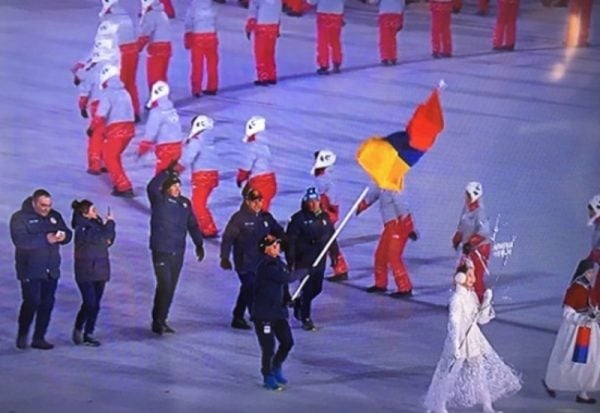 Armenia records exceptional standard in Olympic Games opening