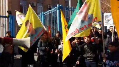 ‘Terrorist Erdogan’: Kurdish community protests in front of UN office in Yerevan:A1+