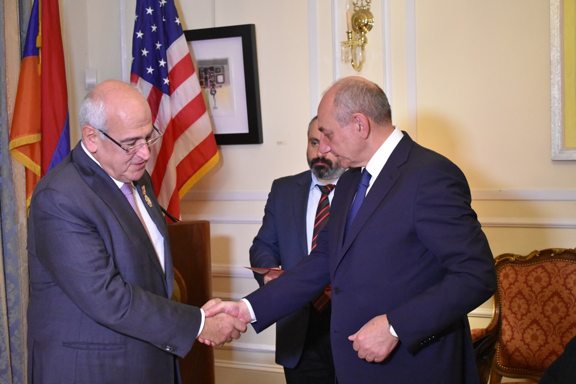 Bako Sahakyan met with heads of American Armenian community