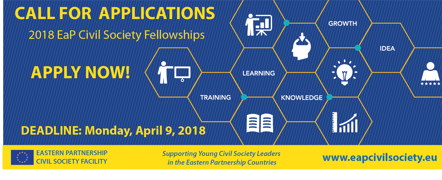 Call for Applications under 2018 EaP Civil Society Fellowships Supporting Young Civil Society Leaders in Eastern Partnership Countries