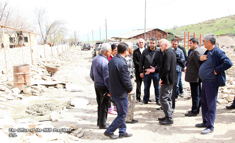Bako Sahakyan visited a number of communities of the Askeran region