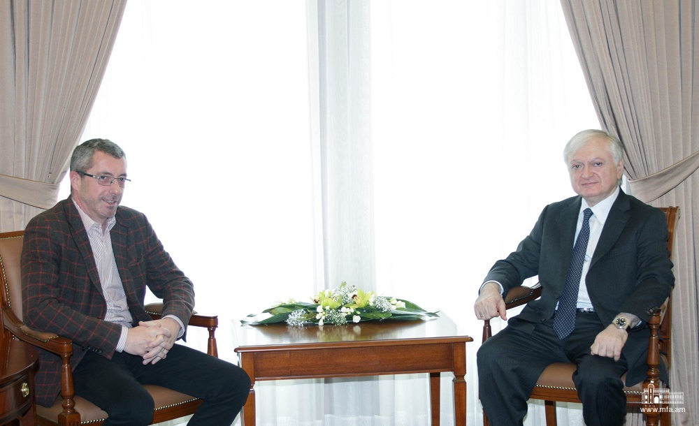 Armenian Foreign Minister received Frank Engel