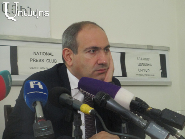 ‘Prime Minister candidate to be people’s candidate chosen at square’: Pashinyan