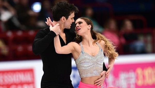 Armenian dancing couple is 22nd in world short program competition