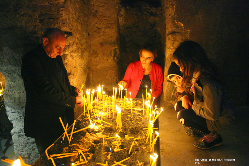 Bako Sahakyan visited the Dadivank monastic complex