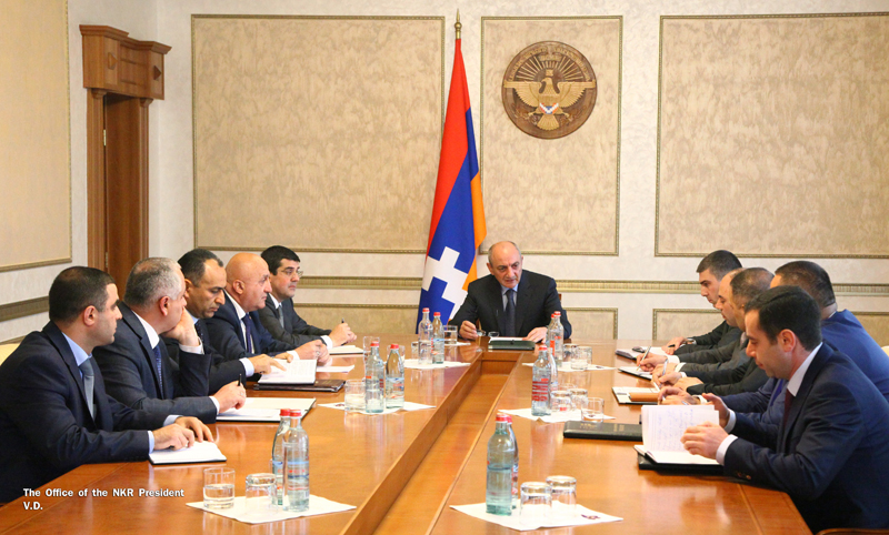 Bako Sahakyan convoked a working consultation devoted to a range of socioeconomic projects