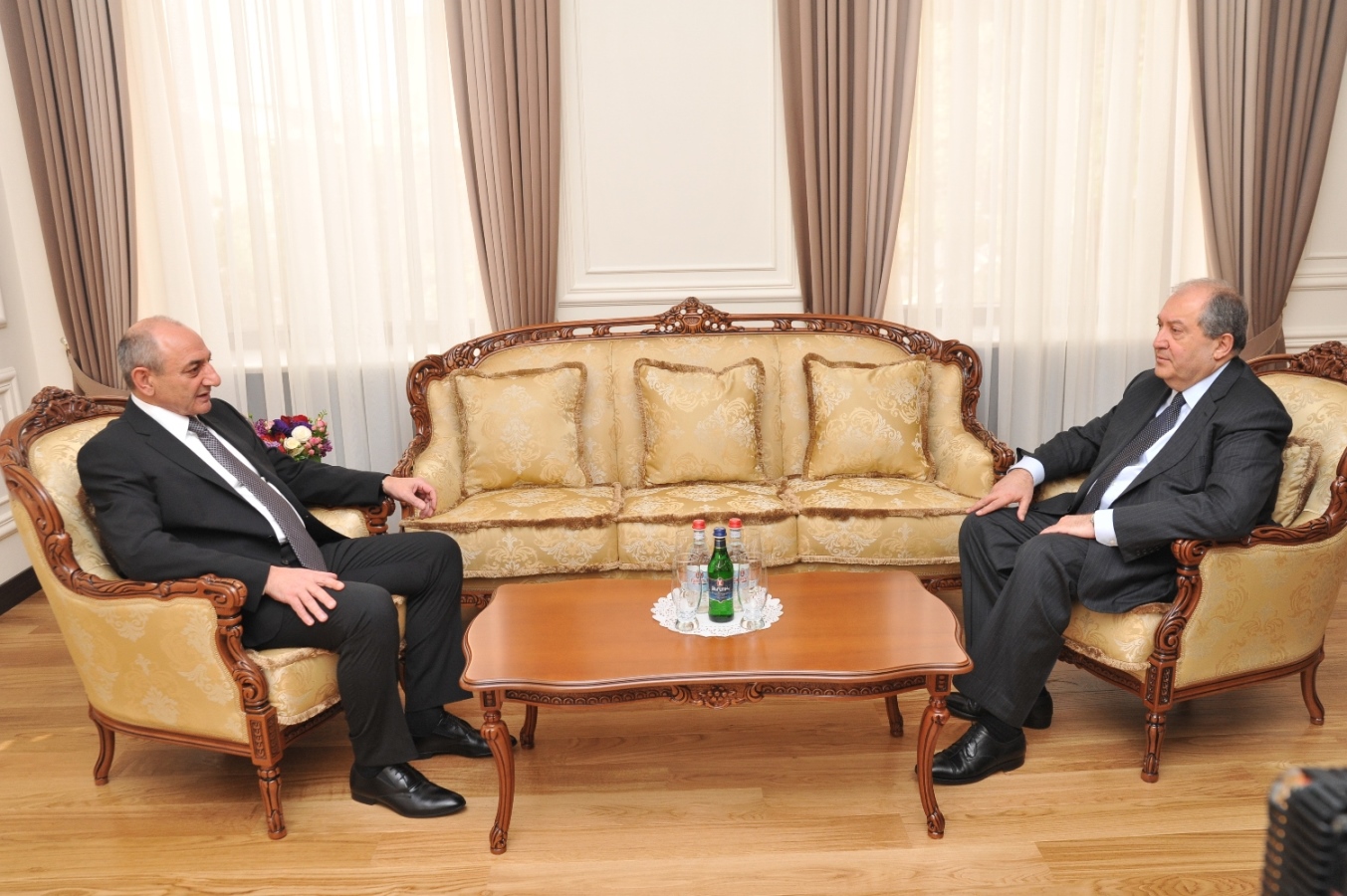 Artsakh president met Armenia’s president in Yerevan