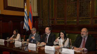 The Legislative Palace of Uruguay hosted an academic event in commemoration of the 103rd anniversary of the Armenian Genocide