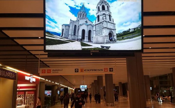 Video Presenting Artsakh’s Tourism Resources Being Shown in Yerevan’s Zvartnots Airport: video