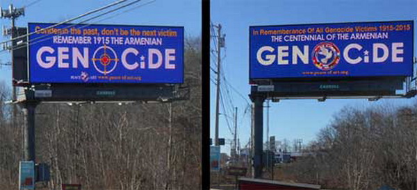 Peace of Art: 2018 the Armenian Genocide Billboards