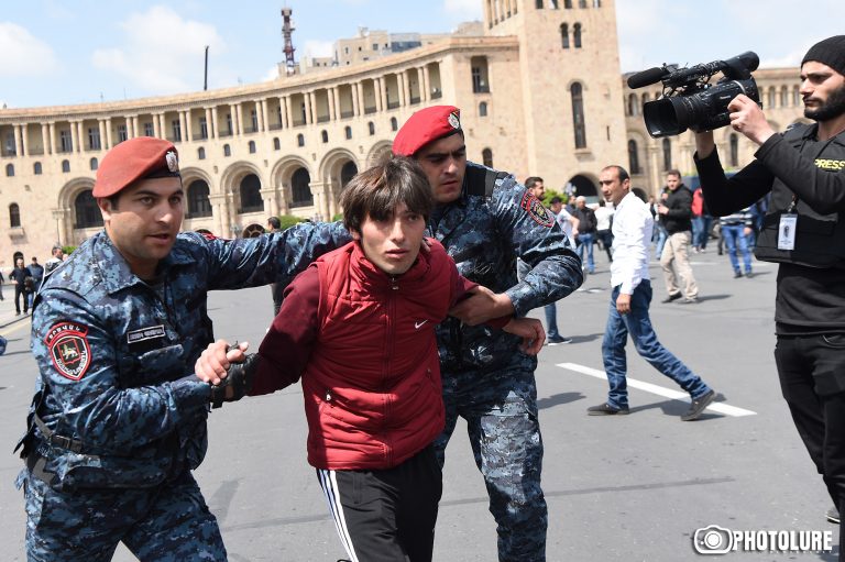 192 citizens detained in Yerevan