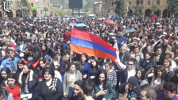 More than 5,000 demonstrators in Vanadzor