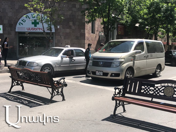 Several streets blocked in Yerevan