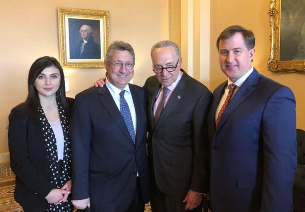 Armenian Assembly of America Discusses Key Issues With Senate Democratic Leader