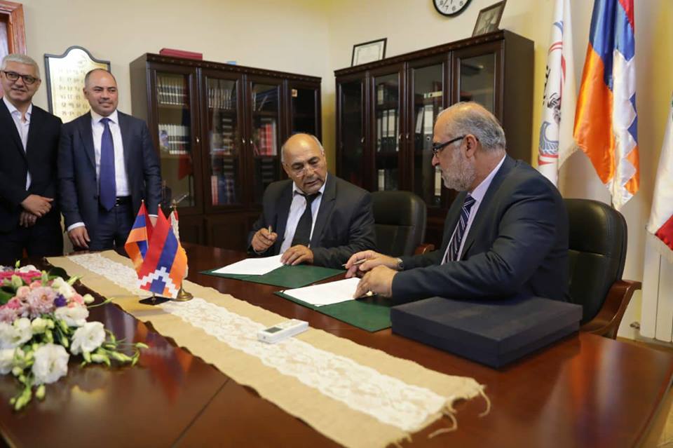 Memorandum of Cooperation Signed between Kovsakan Town of Artsakh and Anjar Town of Lebanon