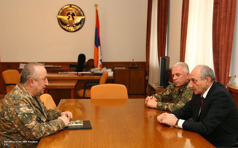 Bako Sahakyan received head of General Staff of Armenia’s Armed forces