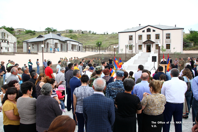 Bako Sahakyan partook in the Talish village at a solemn ceremony of launching the “Renaissance of Talish” project