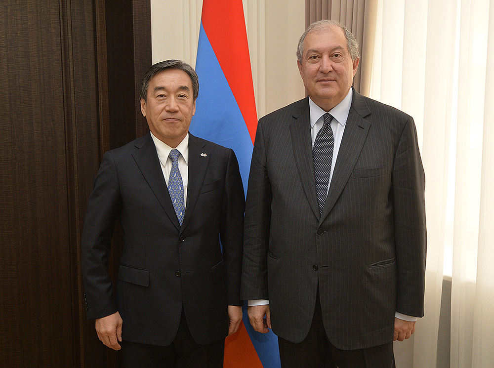 President Sarkissian met with the Ambassador of Japan who is concluding his diplomatic mission to Armenia