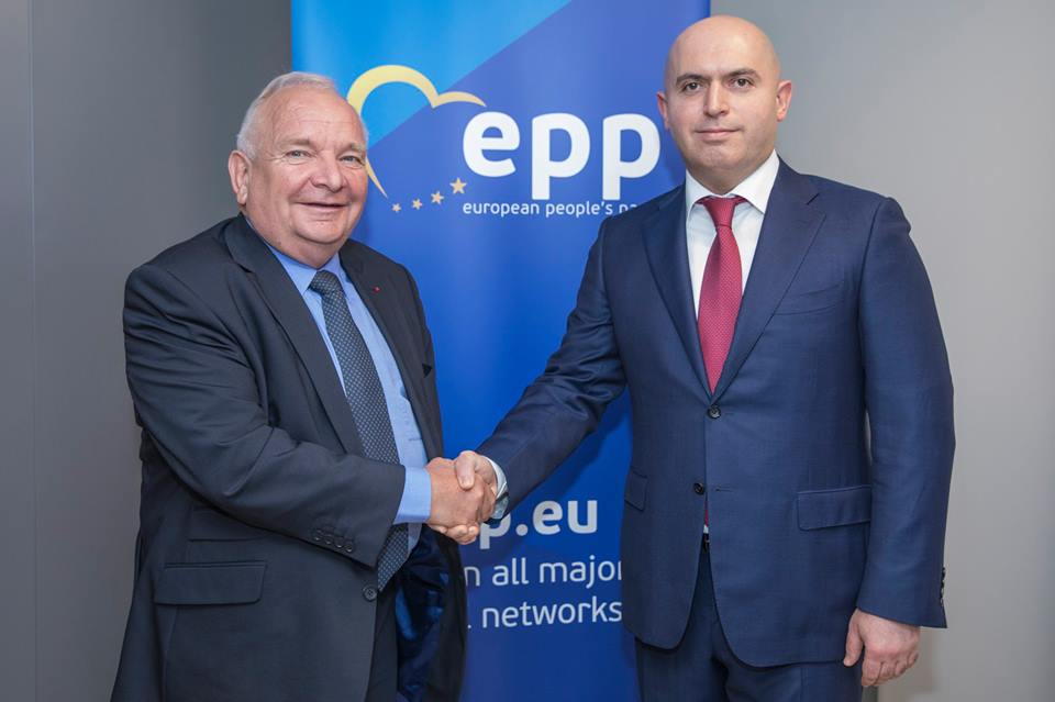EPP president met with Armen Ashotyan