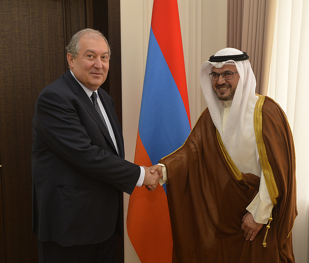 President Armen Sarkissian received Ambassador of the State of Kuwait to Armenia