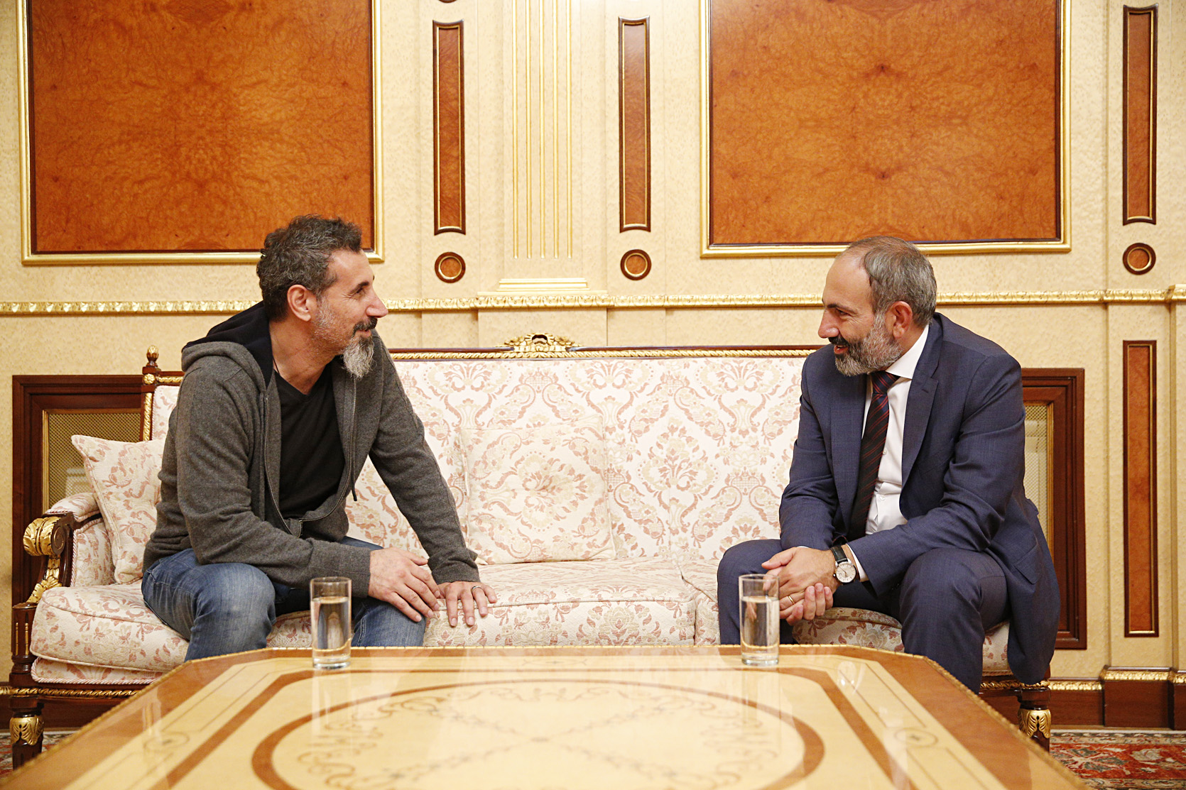 Prime Minister Nikol Pashinyan receives Serj Tankian