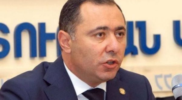 Artur Grigoryan appointed as Minister of Energetic Infrastructures and Natural Resources